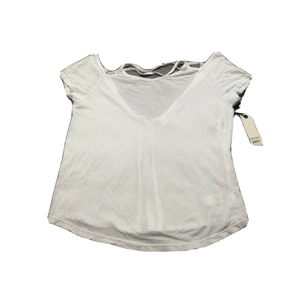 NWT Dakota Collective White Cold Shoulder top